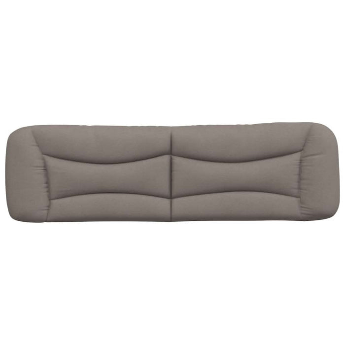 Pernă pentru tăblie de pat, gri taupe, 180 cm, material textil - WALTI WALTI