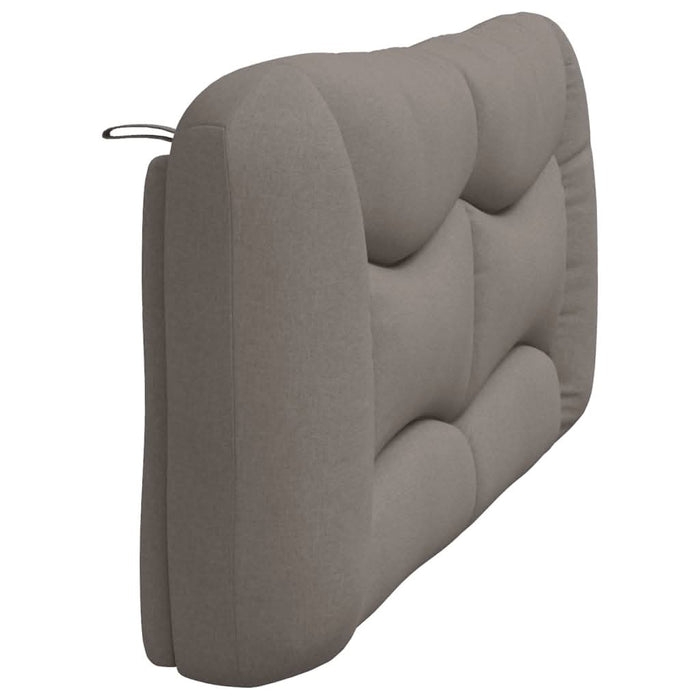 Pernă pentru tăblie de pat, gri taupe, 180 cm, material textil - WALTI WALTI