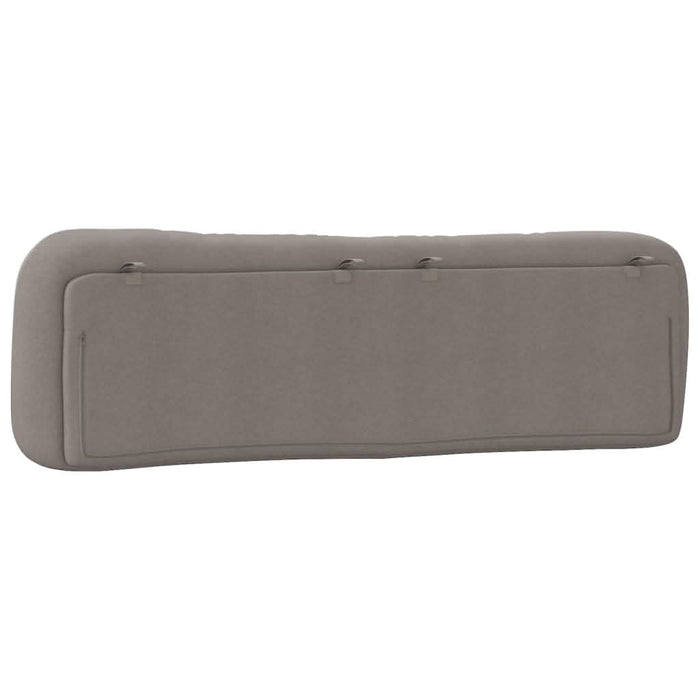 Pernă pentru tăblie de pat, gri taupe, 180 cm, material textil - WALTI WALTI