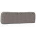 Pernă pentru tăblie de pat, gri taupe, 180 cm, material textil - WALTI WALTI