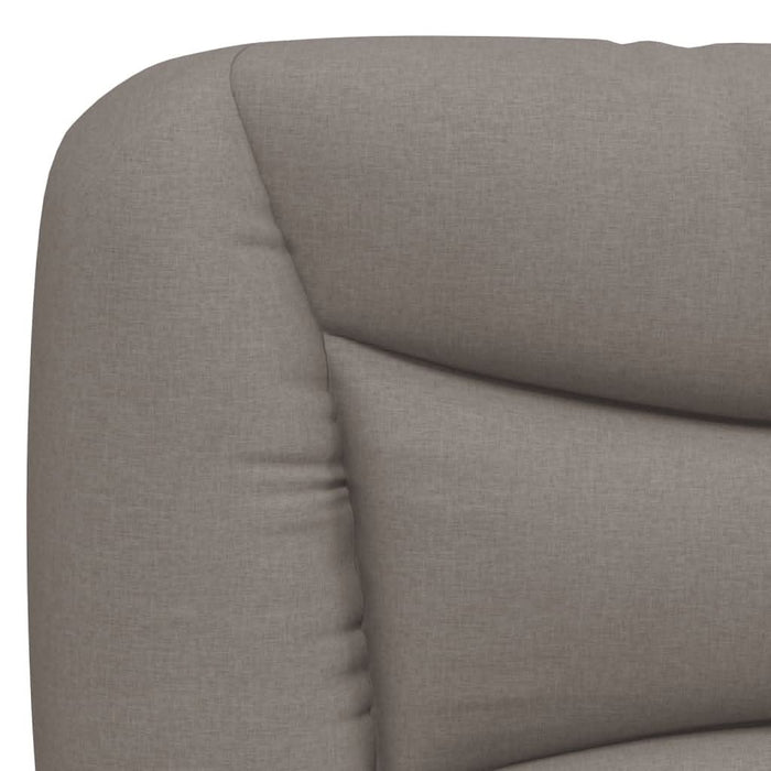 Pernă pentru tăblie de pat, gri taupe, 180 cm, material textil - WALTI WALTI