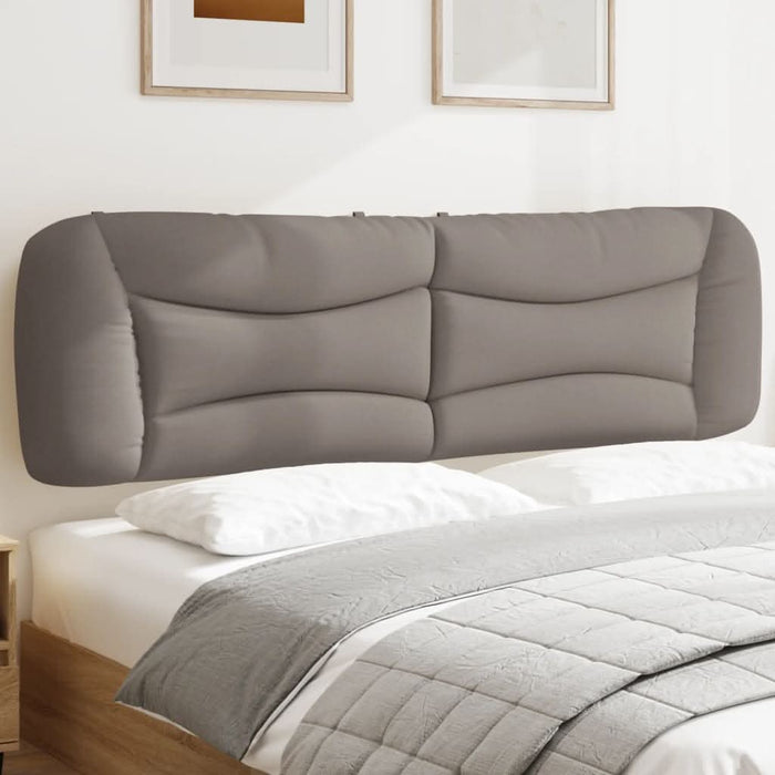 Pernă pentru tăblie de pat, gri taupe, 180 cm, material textil - WALTI WALTI