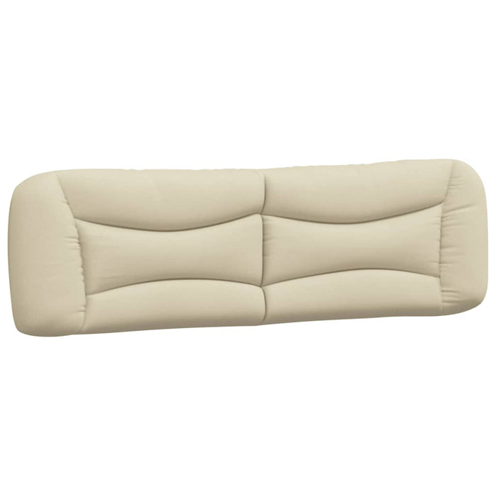 Pernă pentru tăblie de pat, Hvar, crem, 180 cm, material textil WALTI