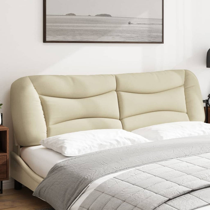 Pernă pentru tăblie de pat, Hvar, crem, 180 cm, material textil WALTI