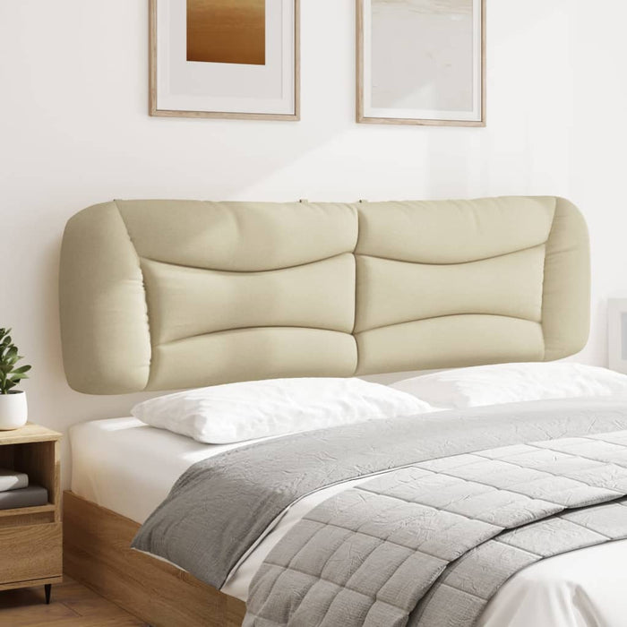 Pernă pentru tăblie de pat, Hvar, crem, 180 cm, material textil WALTI