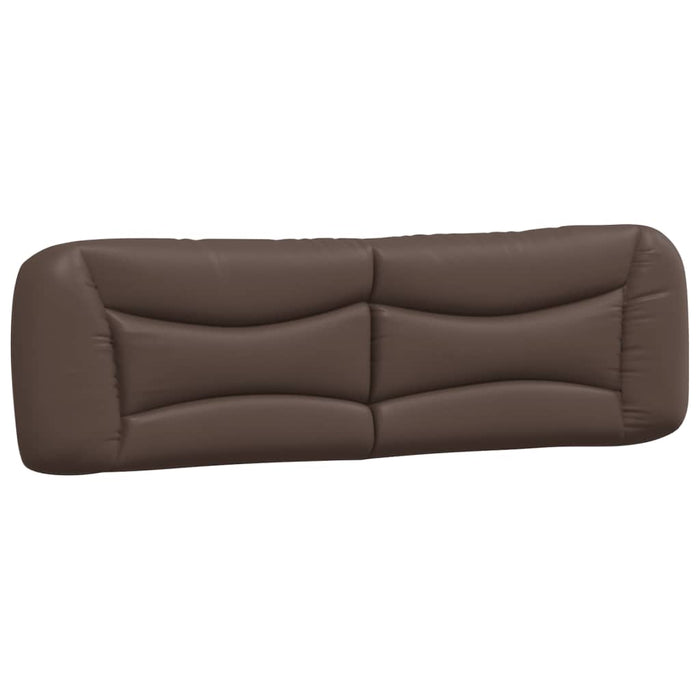 Pernă pentru tăblie pat, Hvar, maro, 180 cm, piele artificială WALTI