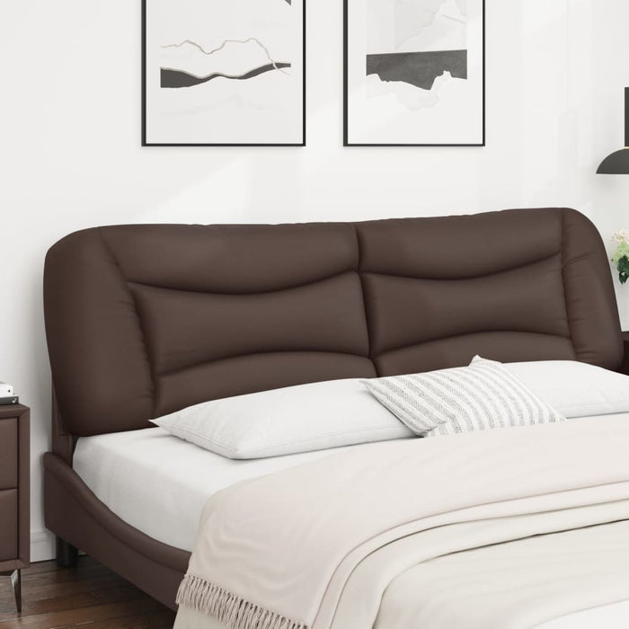 Pernă pentru tăblie pat, Hvar, maro, 180 cm, piele artificială WALTI