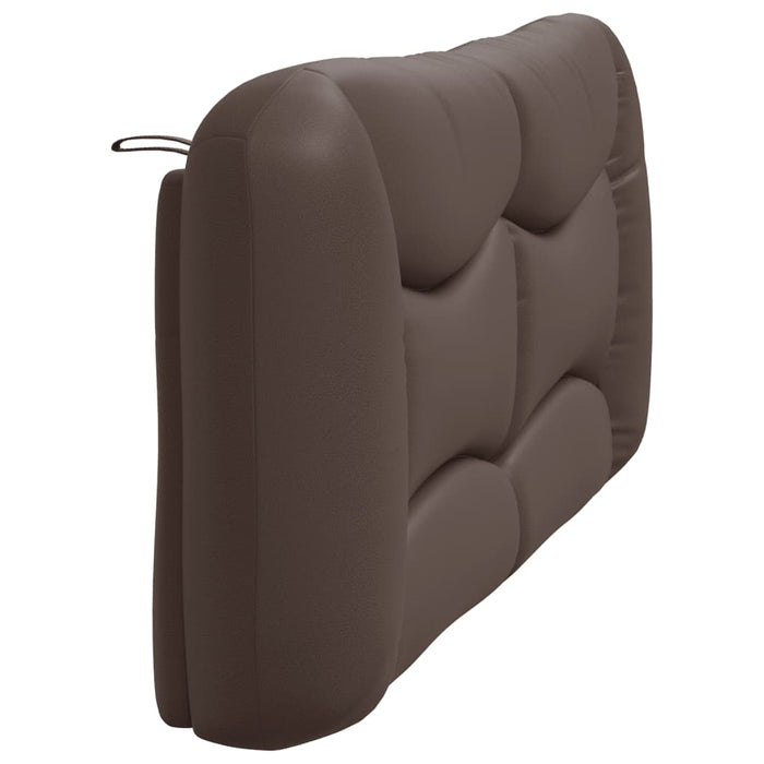 Pernă pentru tăblie pat, Hvar, maro, 180 cm, piele artificială WALTI