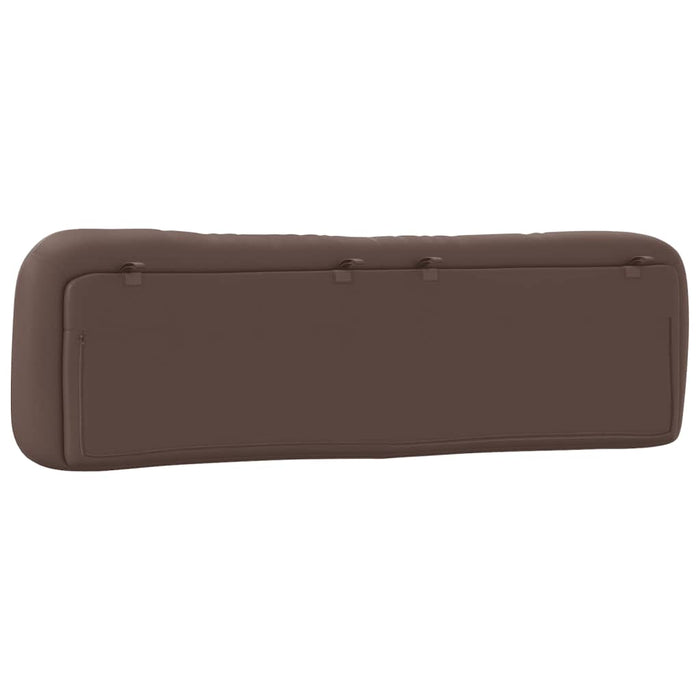 Pernă pentru tăblie pat, Hvar, maro, 180 cm, piele artificială WALTI