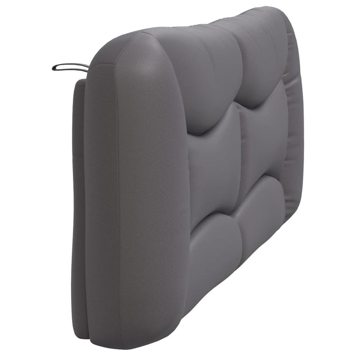Pernă pentru tăblie pat, Hvar, gri, 180 cm, piele artificială WALTI