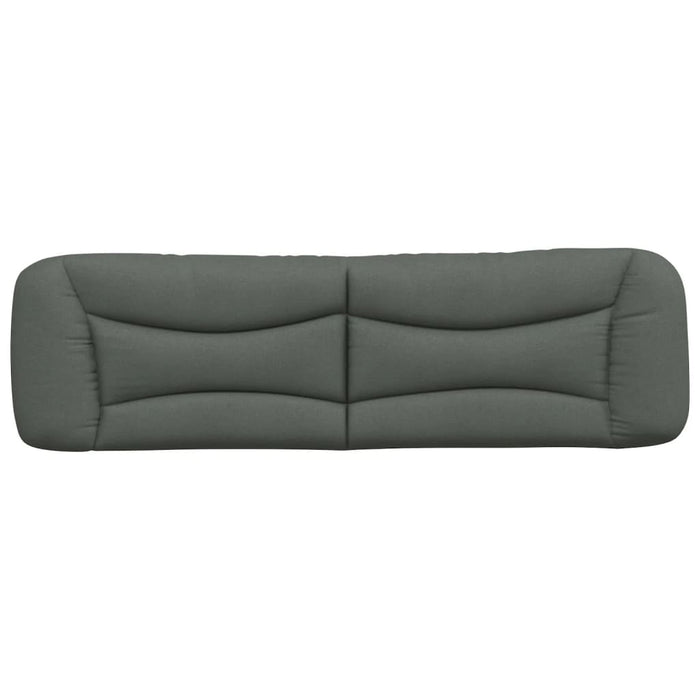 Pernă pentru tăblie de pat, Hvar, gri închis, 183 cm, material textil WALTI