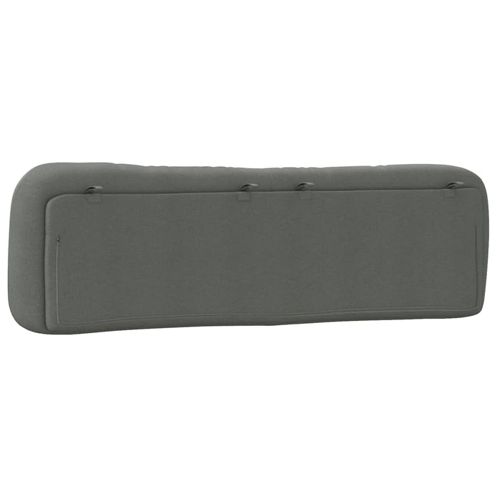 Pernă pentru tăblie de pat, Hvar, gri închis, 183 cm, material textil WALTI