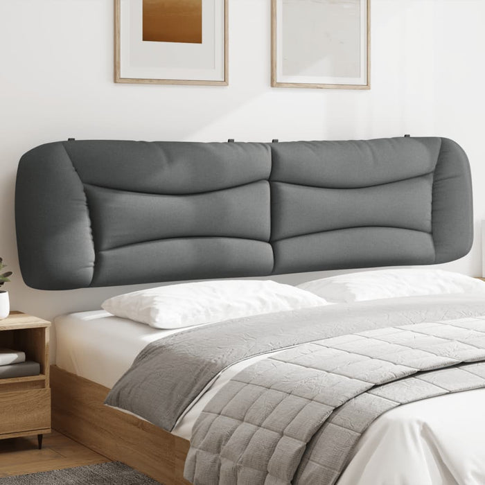 Pernă tăblie de pat, Hvar, gri deschis, 200 cm, material textil WALTI