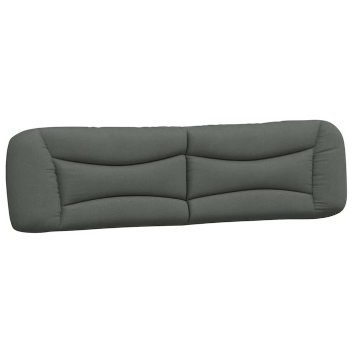 Pernă pentru tăblie de pat, Hvar, gri închis, 200 cm, material textil WALTI