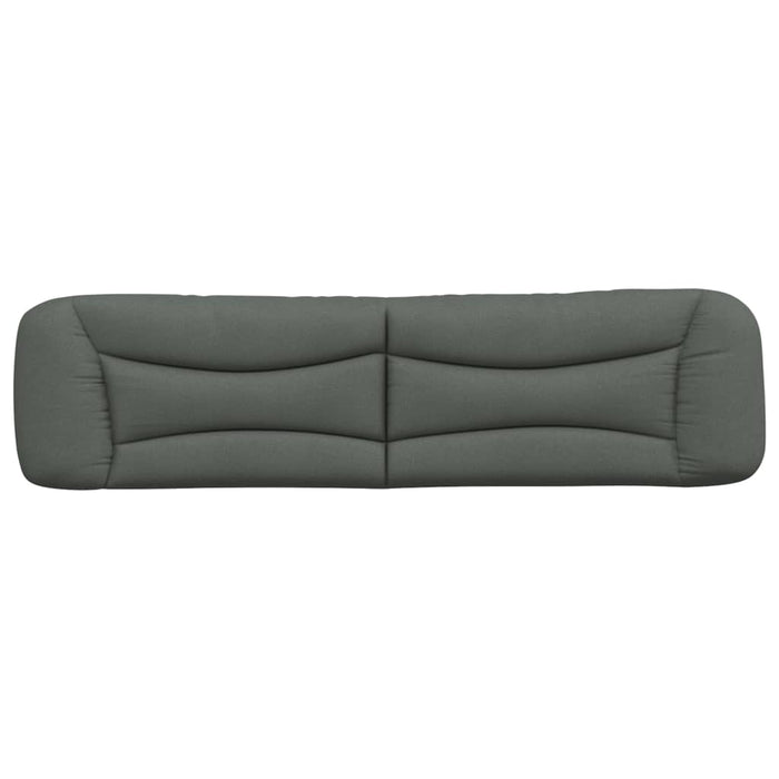 Pernă pentru tăblie de pat, Hvar, gri închis, 200 cm, material textil WALTI