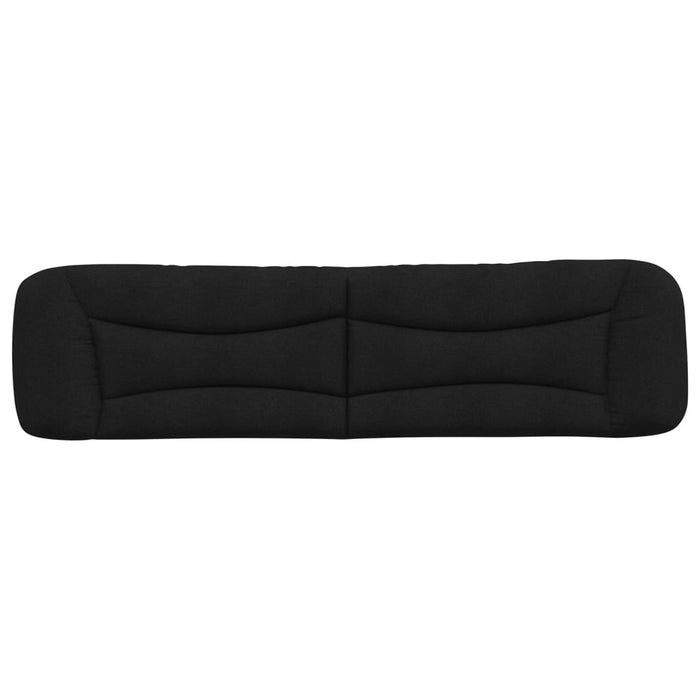 Pernă pentru tăblie de pat, Hvar, negru, 200 cm, material textil WALTI