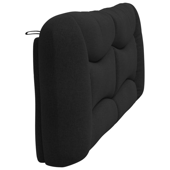 Pernă pentru tăblie de pat, Hvar, negru, 200 cm, material textil WALTI