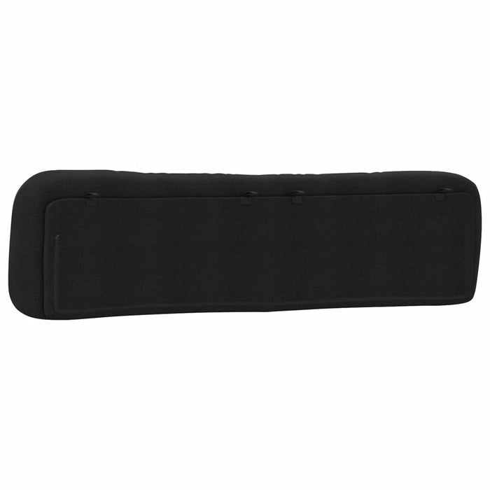 Pernă pentru tăblie de pat, Hvar, negru, 200 cm, material textil WALTI