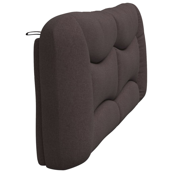 Pernă pentru tăblie de pat Hvar maro închis, 200 cm, material textil WALTI