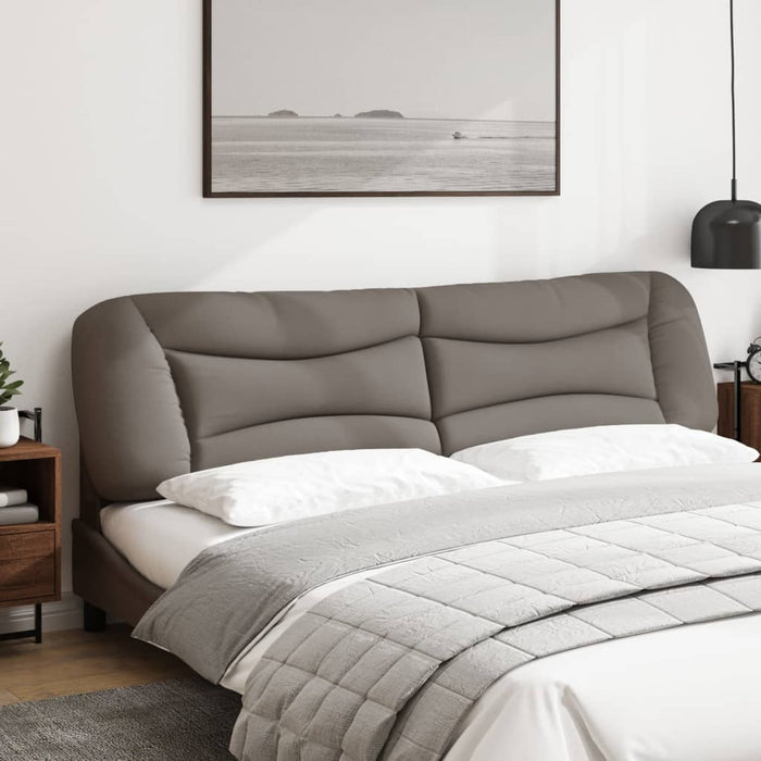 Pernă pentru tăblie de pat, Hvar, gri taupe, 200 cm, material textil WALTI