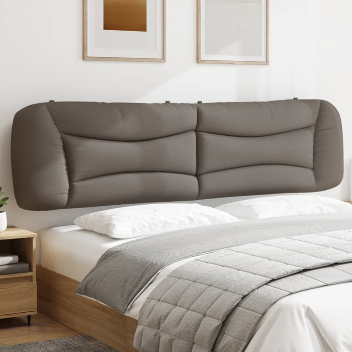 Pernă pentru tăblie de pat, Hvar, gri taupe, 200 cm, material textil WALTI
