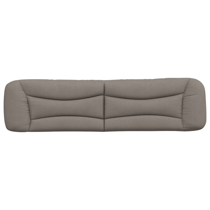 Pernă pentru tăblie de pat, Hvar, gri taupe, 200 cm, material textil WALTI