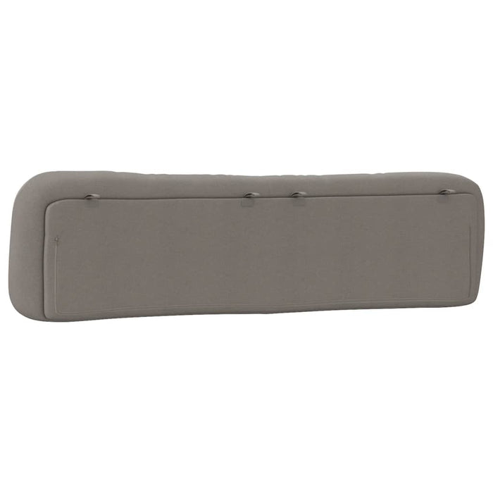 Pernă pentru tăblie de pat, Hvar, gri taupe, 200 cm, material textil WALTI