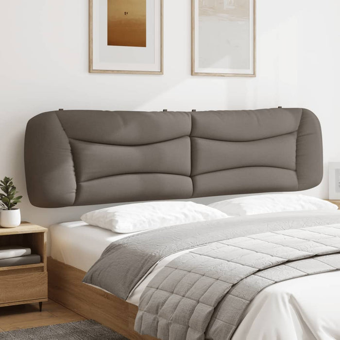 Pernă pentru tăblie de pat, Hvar, gri taupe, 200 cm, material textil WALTI