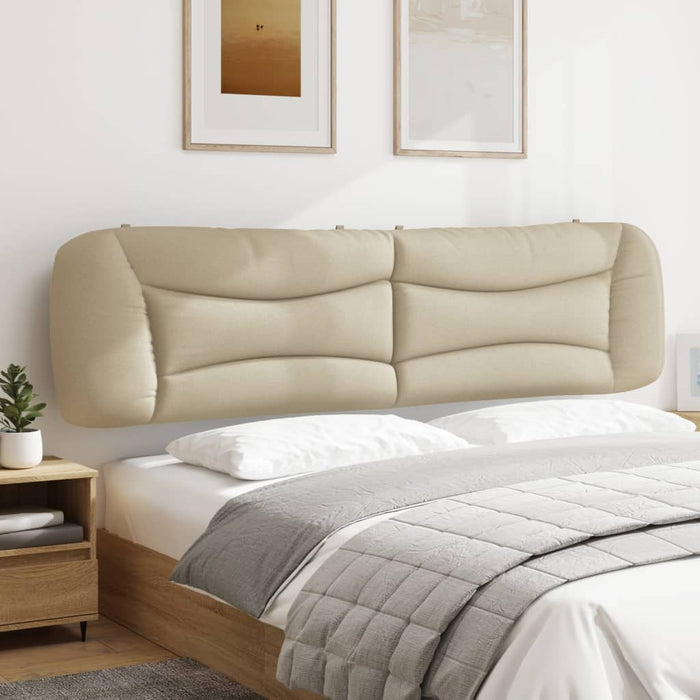 Pernă pentru tăblie de pat, Hvar, crem, 200 cm, material textil - WALTI WALTI
