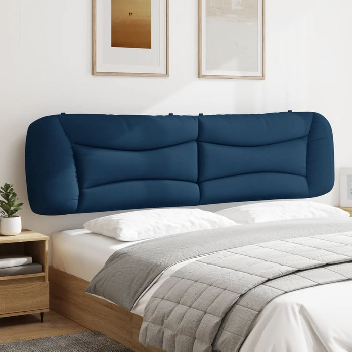 Pernă pentru tăblie de pat, Hvar, albastru, 200 cm, material textil WALTI
