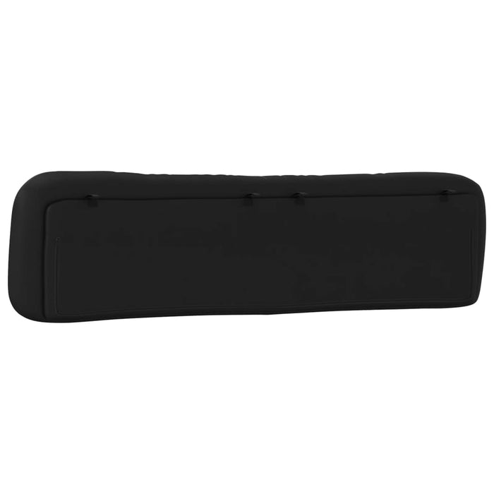 Pernă pentru tăblie pat, Hvar, negru, 200 cm, piele artificială WALTI