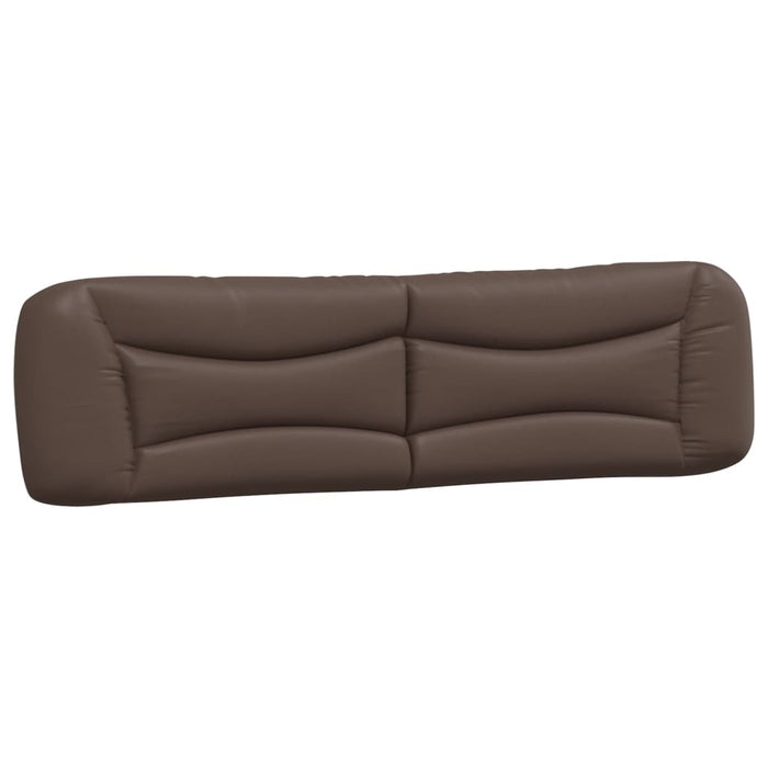 Pernă pentru tăblie pat, Hvar, maro, 200 cm, piele artificială WALTI