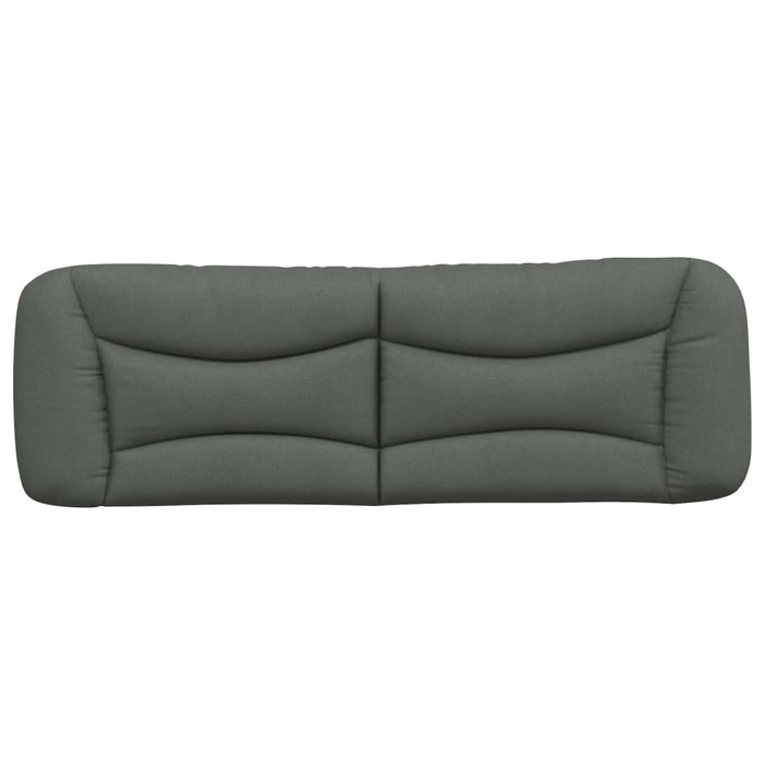 Pernă pentru tăblie de pat, Hvar, gri închis, 152 cm, material textil WALTI