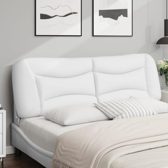 Pernă pentru tăblie pat, Hvar, alb, 152 cm, piele artificială WALTI