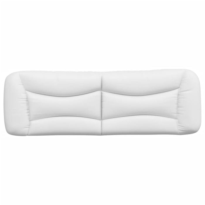 Pernă pentru tăblie pat, Hvar, alb, 152 cm, piele artificială WALTI