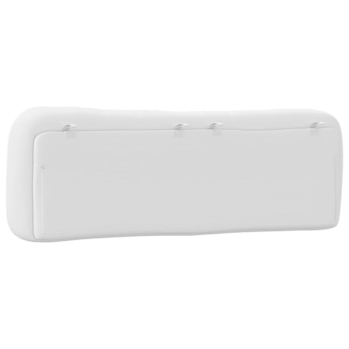 Pernă pentru tăblie pat, Hvar, alb, 152 cm, piele artificială WALTI