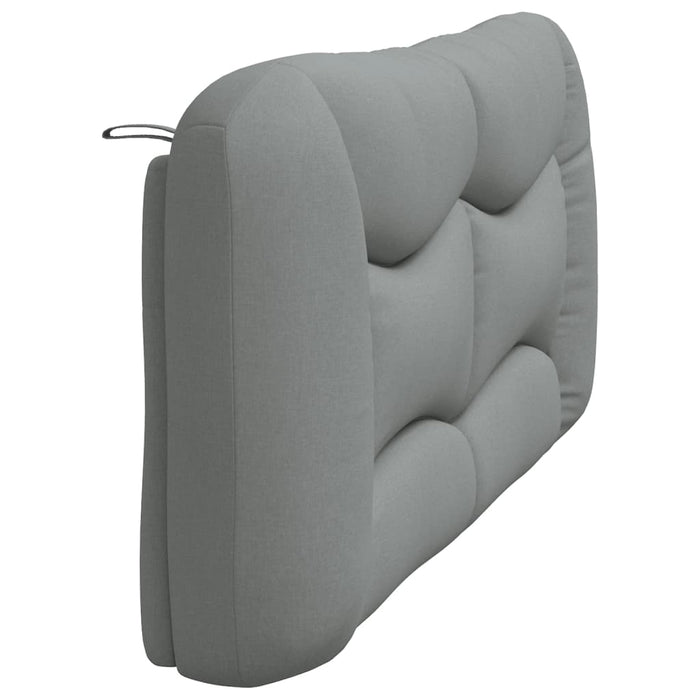 Pernă tăblie de pat, gri deschis, 193 cm, material textil - WALTI WALTI