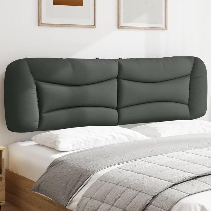 Pernă pentru tăblie de pat, Hvar, gri închis, 193 cm, material textil WALTI