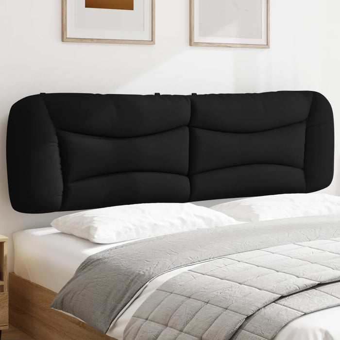 Pernă pentru tăblie pat, Hvar, negru, 193 cm, piele artificială WALTI