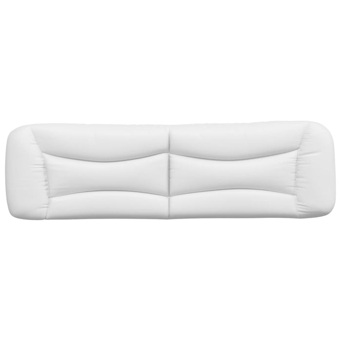 Pernă pentru tăblie pat, Hvar, alb, 193 cm, piele artificială WALTI
