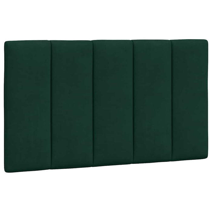 Pernă tăblie de pat, Hanko, verde, 80 cm, catifea WALTI