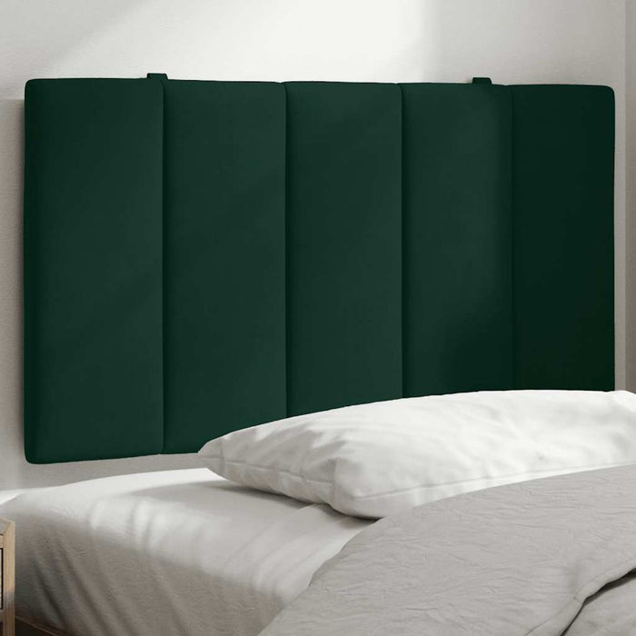 Pernă tăblie de pat, Hanko, verde, 80 cm, catifea WALTI