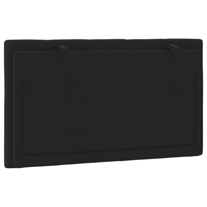 Pernă tăblie de pat, negru, 90 cm, catifea - WALTI WALTI