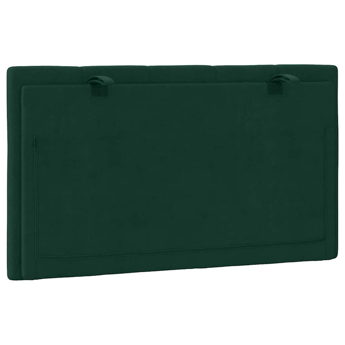 Pernă tăblie de pat, Hanko, verde, 90 cm, catifea WALTI
