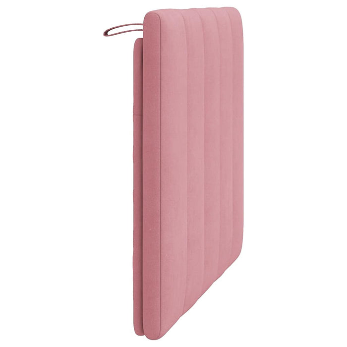Pernă tăblie de pat, Hanko, roz, 90 cm, catifea WALTI