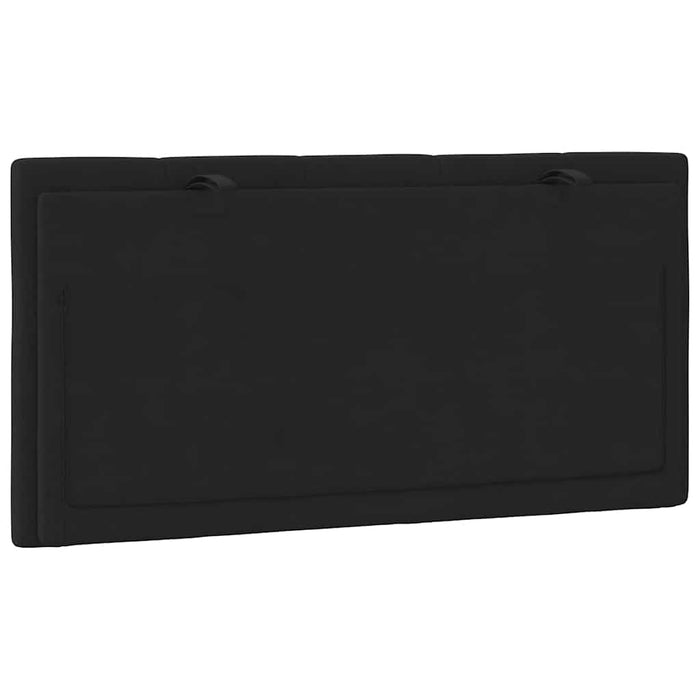 Pernă tăblie de pat, Hanko, negru, 100 cm, catifea WALTI