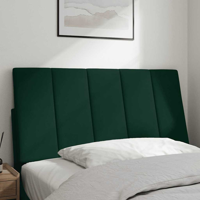 Pernă tăblie de pat, Hanko, verde, 100 cm, catifea WALTI