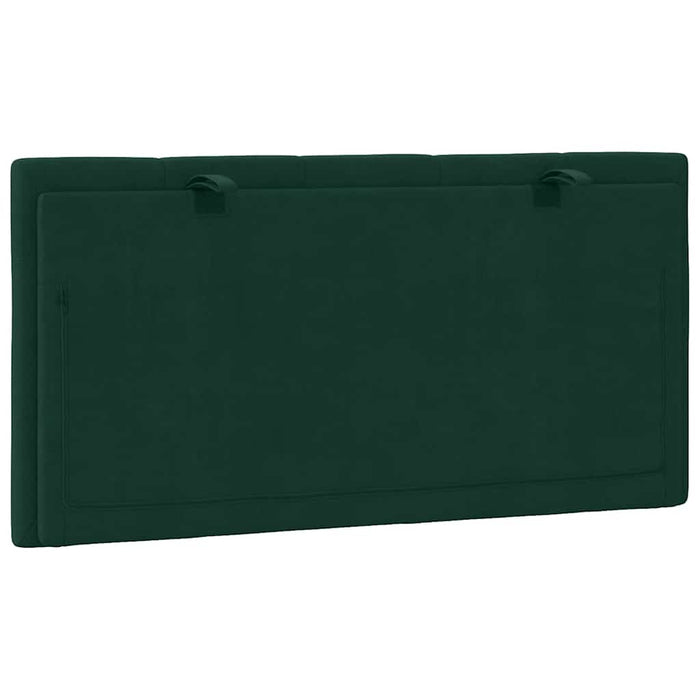 Pernă tăblie de pat, Hanko, verde, 100 cm, catifea WALTI
