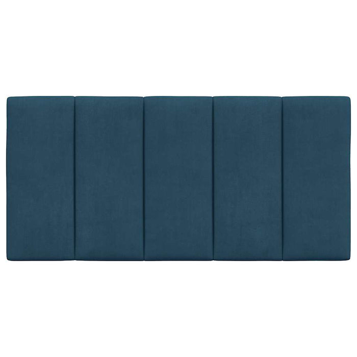 Pernă tăblie de pat, Hanko, albastru, 100 cm, catifea WALTI