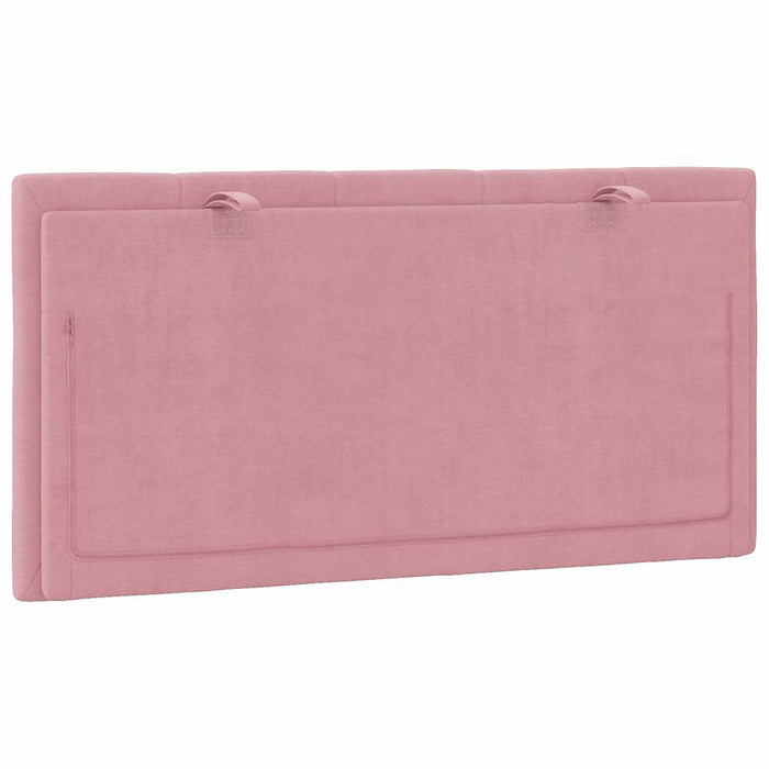 Pernă tăblie de pat, Hanko, roz, 100 cm, catifea WALTI
